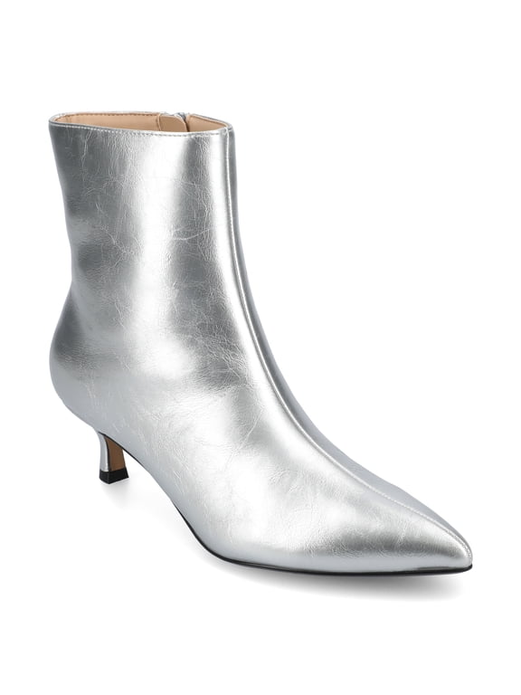 Womens Arely Pointed Toe Kitten Heel Ankle Booties, Widths Available
