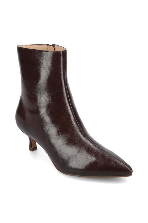 Womens Arely Pointed Toe Kitten Heel Ankle Booties, Widths Available