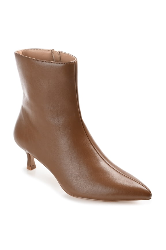 Womens Arely Pointed Toe Kitten Heel Ankle Booties, Widths Available