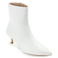 thumbnail image 1 of Journee Womens Arely Pointed Toe Kitten Heel Ankle Booties, Widths Available, 1 of 10