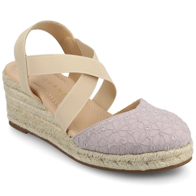 Journee Womens Ashlee Platform Espadrille Wedge Sandals, Widths Available