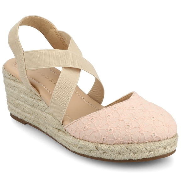 Journee Womens Ashlee Platform Espadrille Wedge Sandals, Widths Available