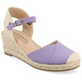 thumbnail image 1 of Journee Womens Ashlyn Wedge Heel Espadrille Sandals, Widths Available, 1 of 9