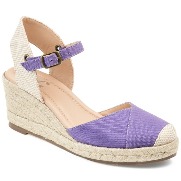 Journee Womens Ashlyn Wedge Heel Espadrille Sandals, Widths Available