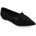 thumbnail image 1 of Journee Womens Audrey Slip On Pointed Toe Loafer Dress Flats, 1 of 10