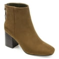 thumbnail image 1 of Journee Womens Audrina Back Heel Zip Stacked Heel Booties, 1 of 10