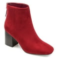 thumbnail image 1 of Journee Womens Audrina Back Heel Zip Stacked Heel Booties, 1 of 10