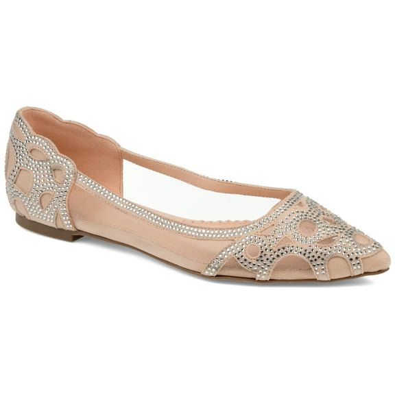 Journee Womens Batavia Slip On Pointed Toe Ballet Flats, Widths Available