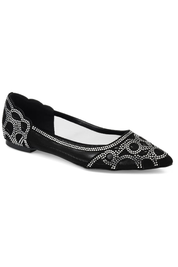 Womens Batavia Slip On Pointed Toe Ballet Flats, Widths Available