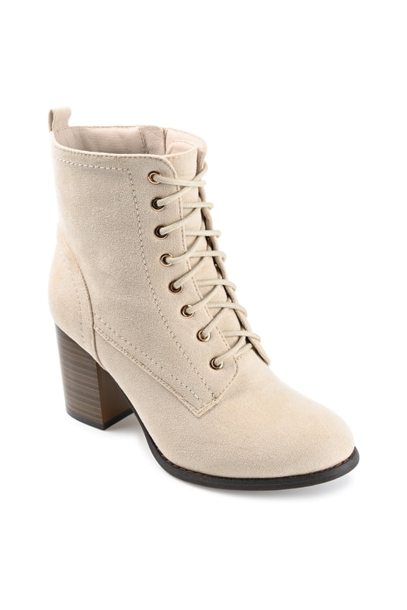 Womens Baylor Lace Up Stacked Heel Booties, Widths Available