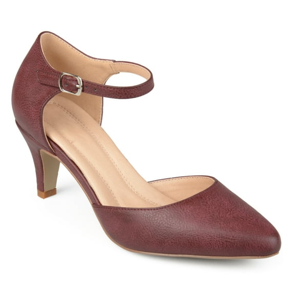 Journee Womens Bettie Almond Toe Mid Heel Pumps, Widths Available