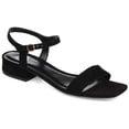 thumbnail image 1 of Journee Womens Beyla Open Square Toe Flat Sandals, 1 of 10