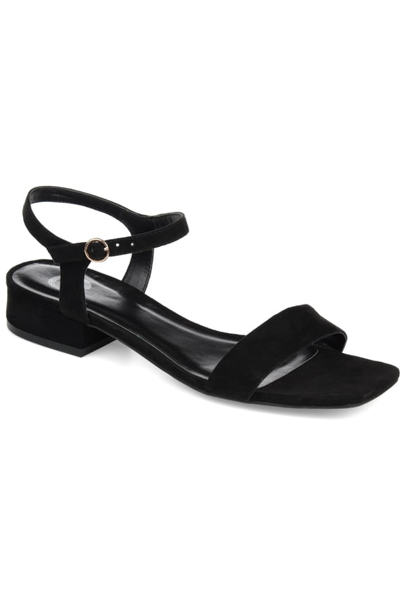 Womens Beyla Open Square Toe Flat Sandals