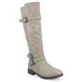 thumbnail image 1 of Journee Womens Bite Stacked Heel Riding Boots, 1 of 10