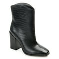 thumbnail image 1 of Journee Womens Brekinn Pull On Stacked Heel Booties, 1 of 9