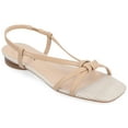 thumbnail image 1 of Journee Womens Bridget Sling Back Flat Sandals, 1 of 10