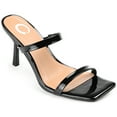 thumbnail image 1 of Journee Womens Brie Open Toe Mid Stiletto Dress Sandals, 1 of 10