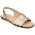 thumbnail image 1 of Journee Womens Brinsley Croco Texture Sling Back Flat Sandals, Widths Available, 1 of 9