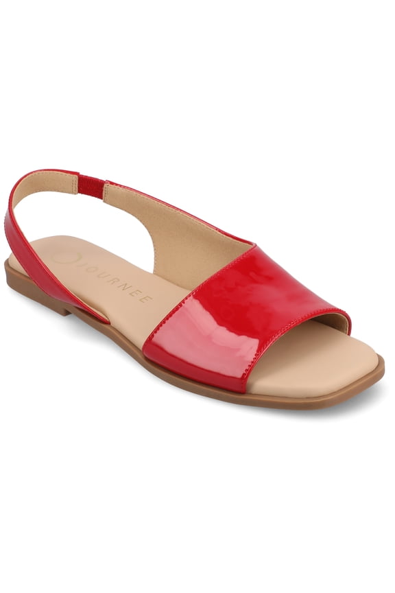 Womens Brinsley Croco Texture Sling Back Flat Sandals, Widths Available