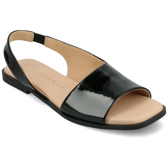 Journee Womens Brinsley Sling Back Flat Sandals, Widths Available