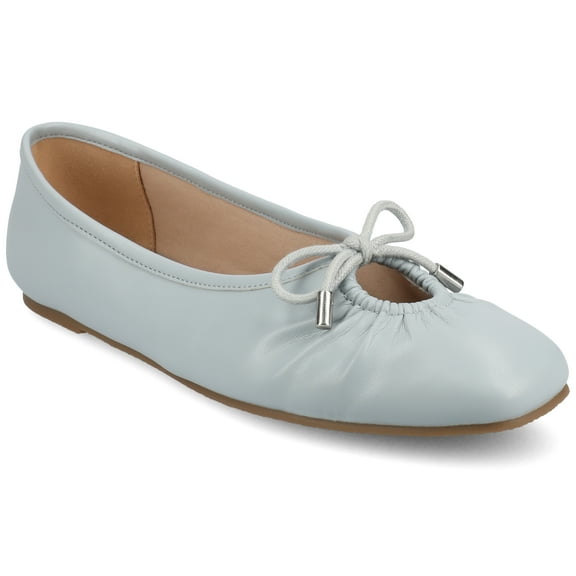 Journee Womens Callee Ballet Bow Slip On Dress Flats, Widths Available