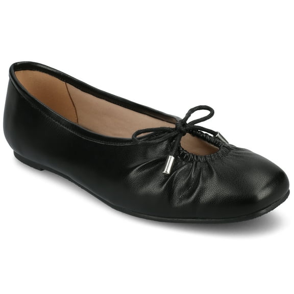 Journee Womens Callee Ballet Bow Slip On Dress Flats, Widths Available