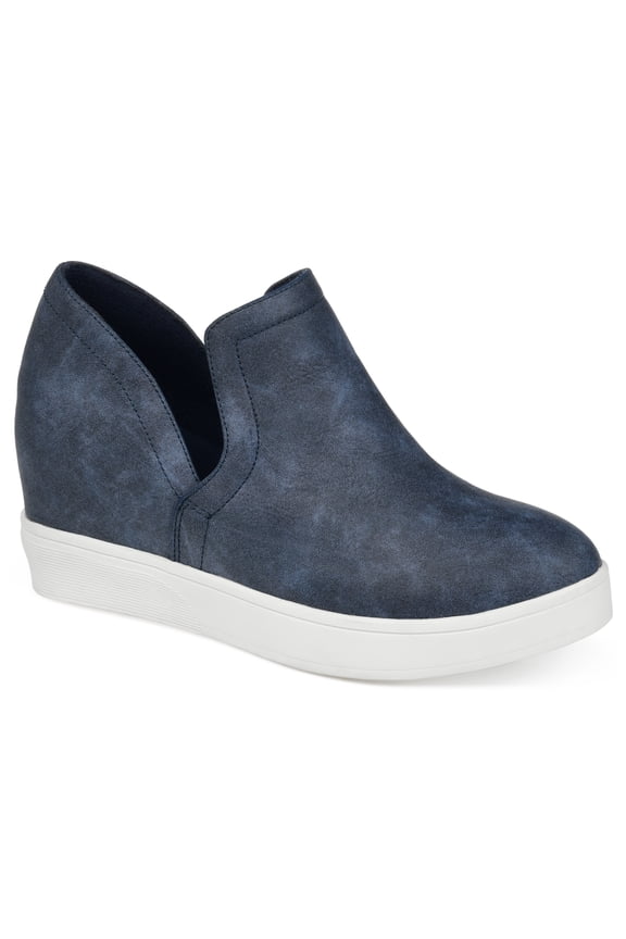 Womens Cardi Round Toe Slip On Wedge Sneakers, Widths Available