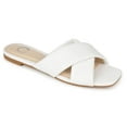 thumbnail image 1 of Journee Womens Carlotta Slide Flat Sandals, 1 of 10
