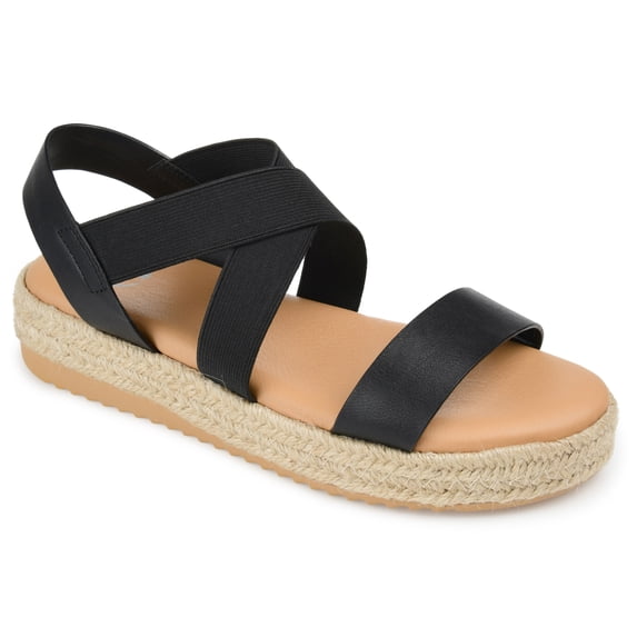 Journee Womens Caroline Strappy Espadrille Sandals