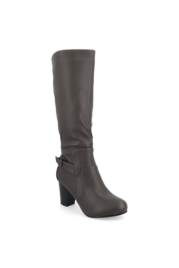 Womens Carver Stacked Heel Knee High Boots
