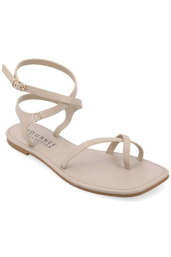 Womens Charra Buckle Flat Sandals