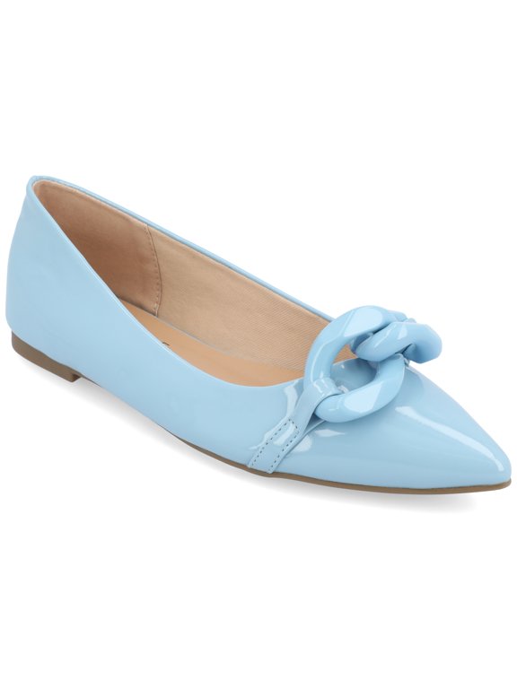 Womens Clareene Slip On Pointed Toe Ballet Dress Flats