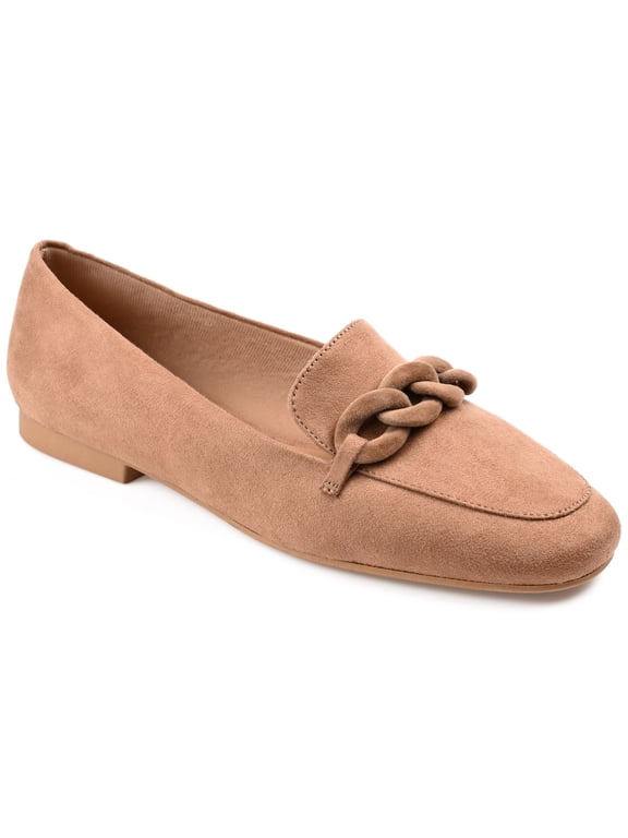Womens Cordell Slip On Square Toe Loafer Dress Flats, Widths Available