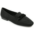 thumbnail image 1 of Journee Womens Cordell Slip On Square Toe Loafer Dress Flats, Widths Available, 1 of 10