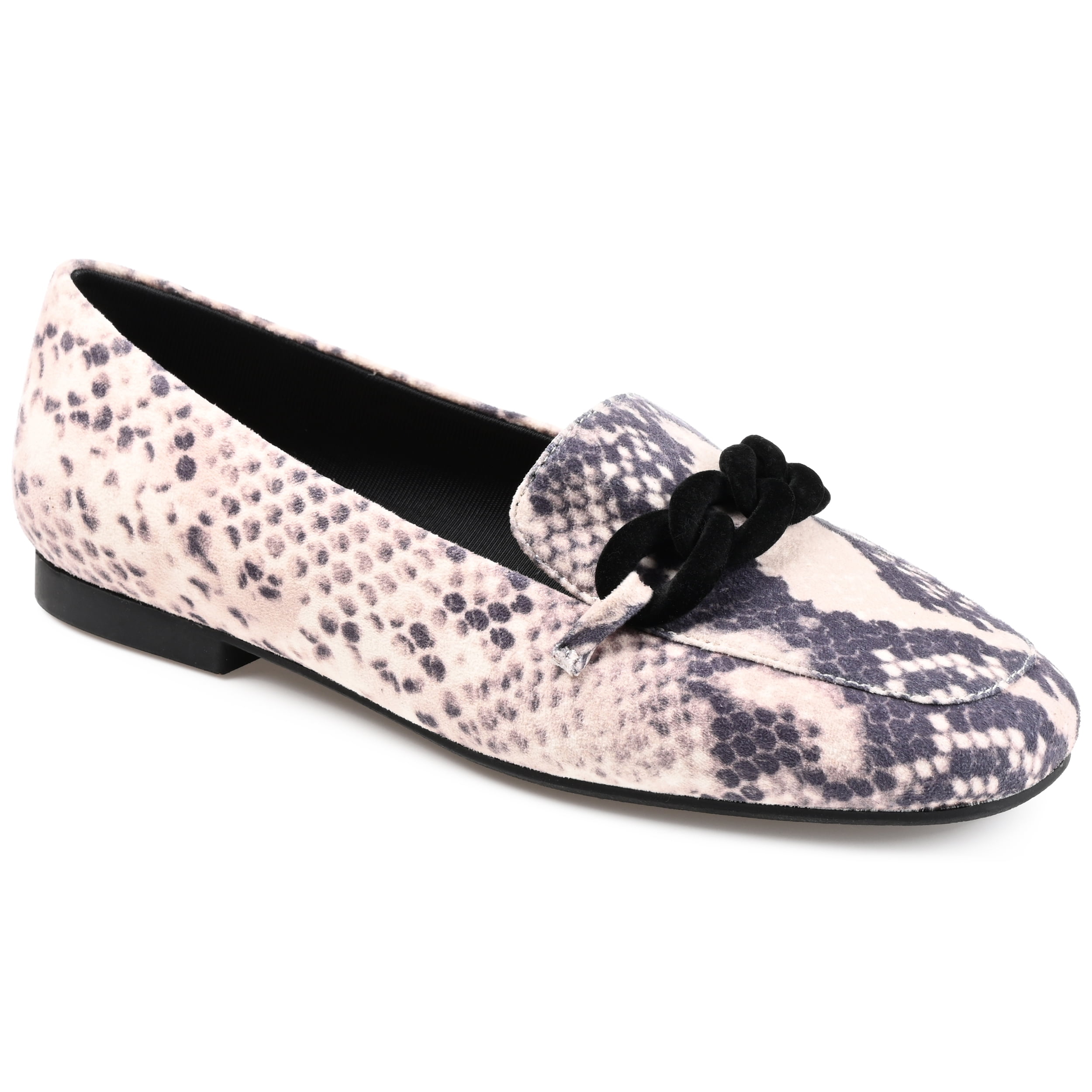 Journee Womens Cordell Slip On Square Toe Loafer Dress Flats, Widths Available