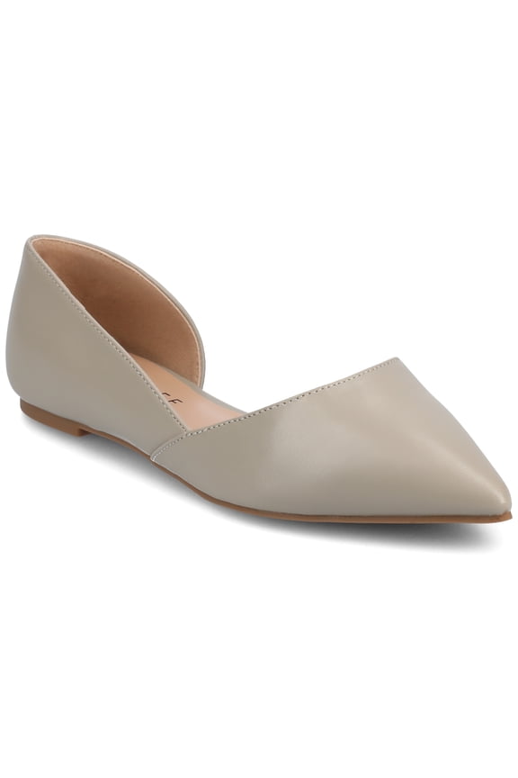 Womens Cortni Slip On Pointed Toe D'Orsay Flats, Widths Available