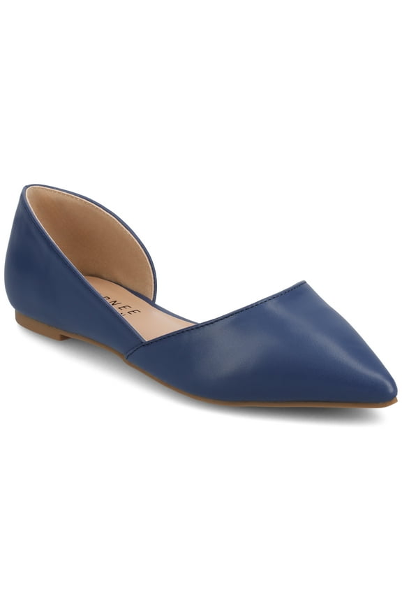 Womens Cortni Slip On Pointed Toe D'Orsay Flats, Widths Available