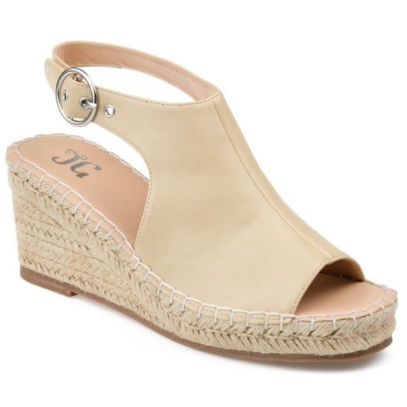 Journee Womens Crew Wedge Heel Espadrille Sandals, Widths Available