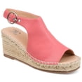 thumbnail image 1 of Journee Womens Crew Wedge Heel Espadrille Sandals, Widths Available, 1 of 10
