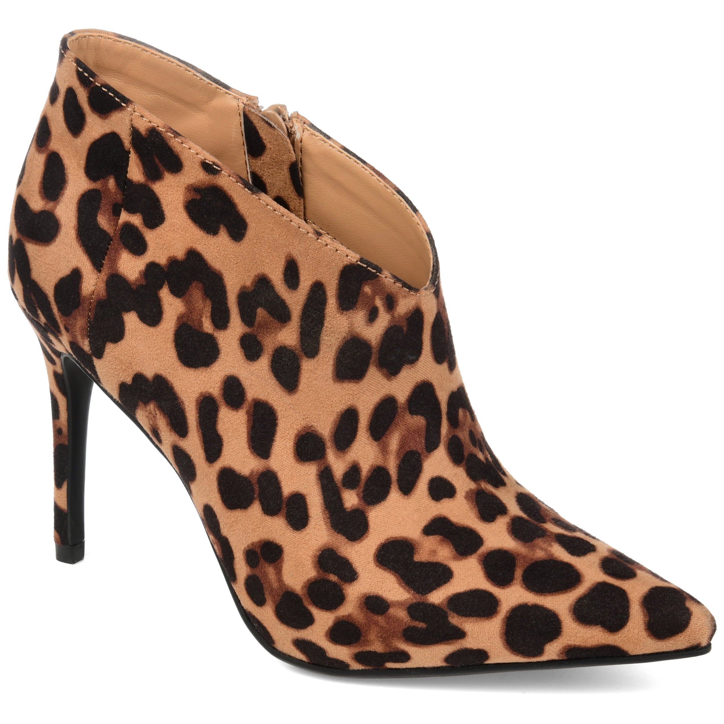 Journee Womens Demmi Inside Zip Stiletto Booties