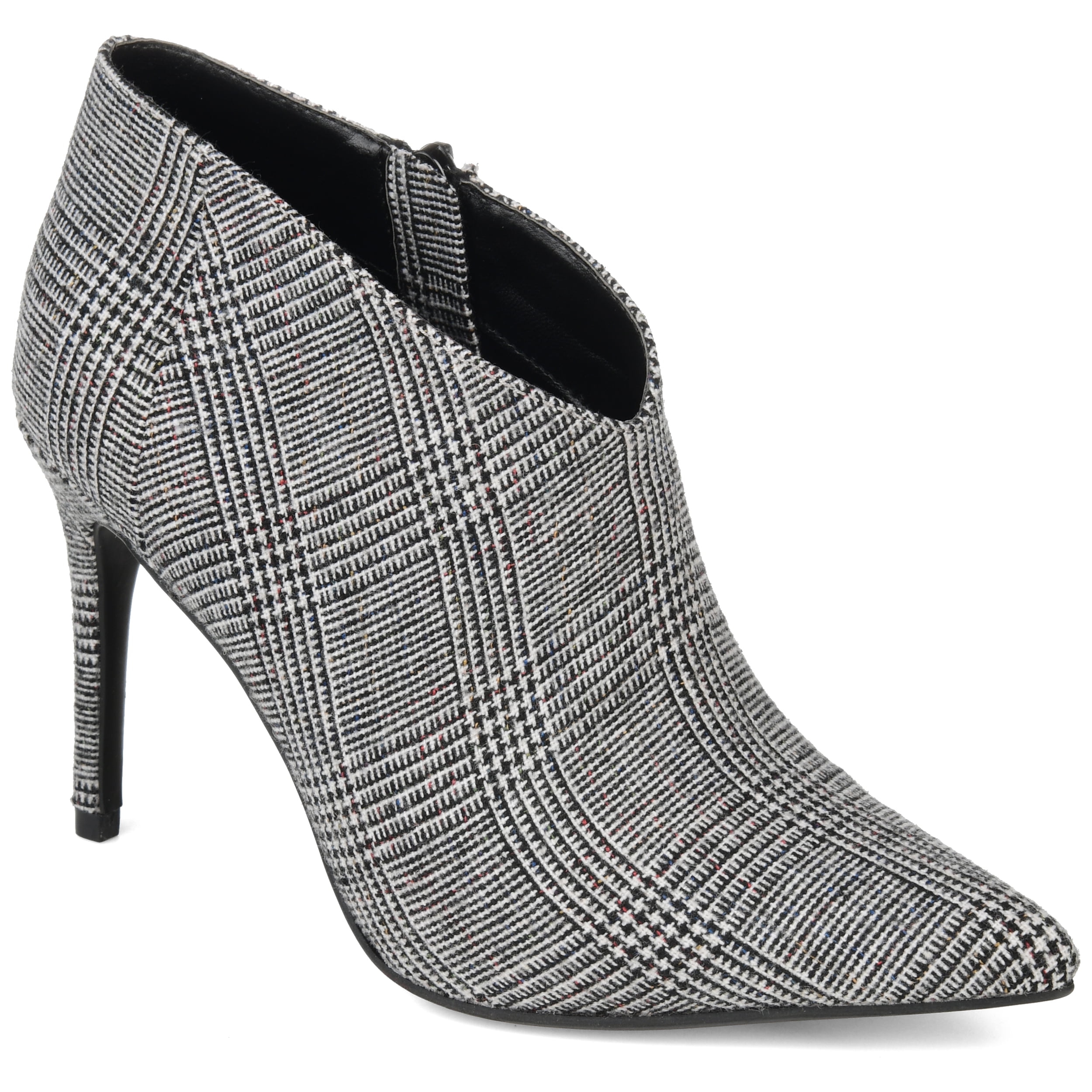 Journee Womens Demmi Inside Zip Stiletto Booties