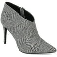 thumbnail image 1 of Journee Womens Demmi Inside Zip Stiletto Booties, 1 of 10
