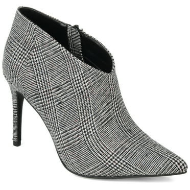 Journee Womens Demmi Inside Zip Stiletto Booties
