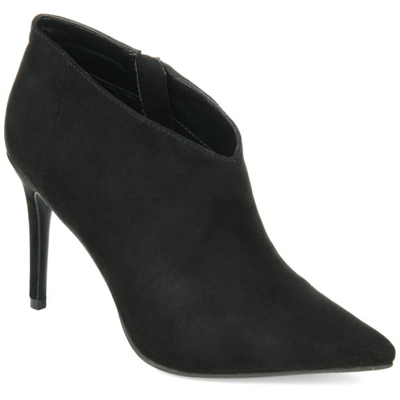 Journee Womens Demmi Inside Zip Stiletto Booties