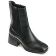 thumbnail image 1 of Journee Womens Desree Square Toe Booties, 1 of 9