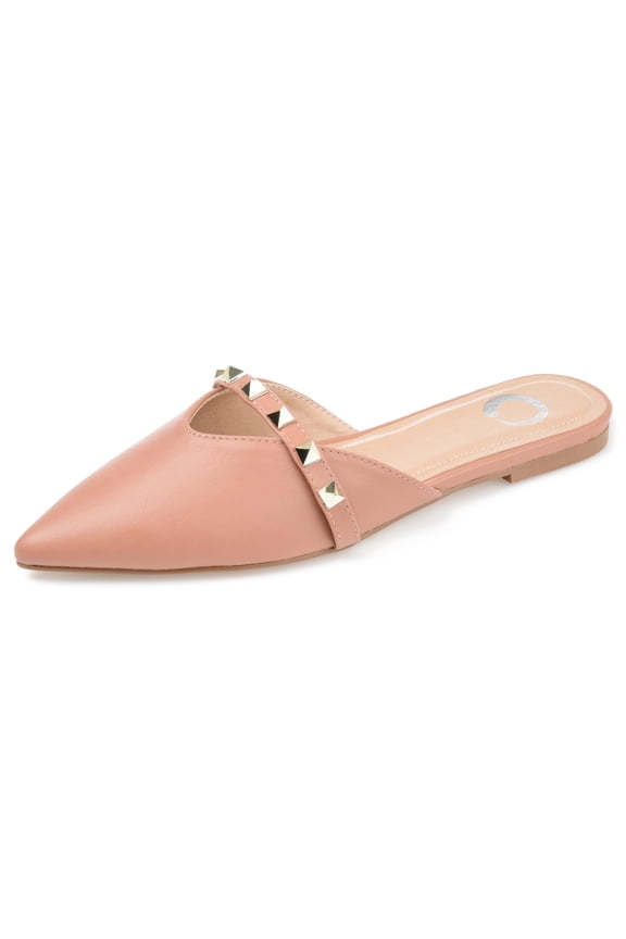 Womens Dreah Slip On Pointed Toe Mules Flats