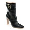 thumbnail image 1 of Journee Womens Elanie Inside Zip Block Heel Booties, 1 of 10