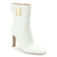 thumbnail image 1 of Journee Womens Elanie Inside Zip Block Heel Booties, 1 of 10