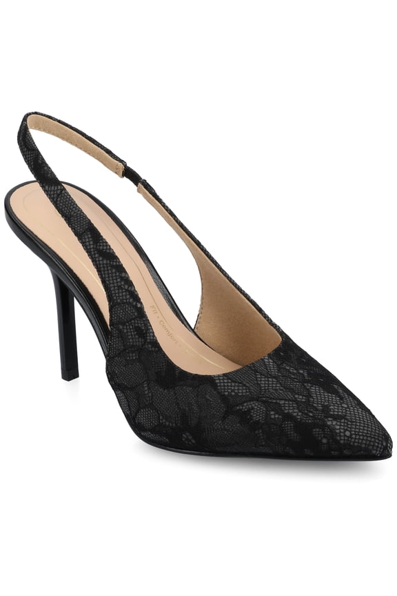 Womens Elenney Mid Heel Pointed Toe Pumps, Widths Available