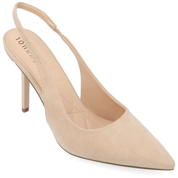 Journee Womens Elenney Mid Heel Pointed Toe Pumps, Widths Available
